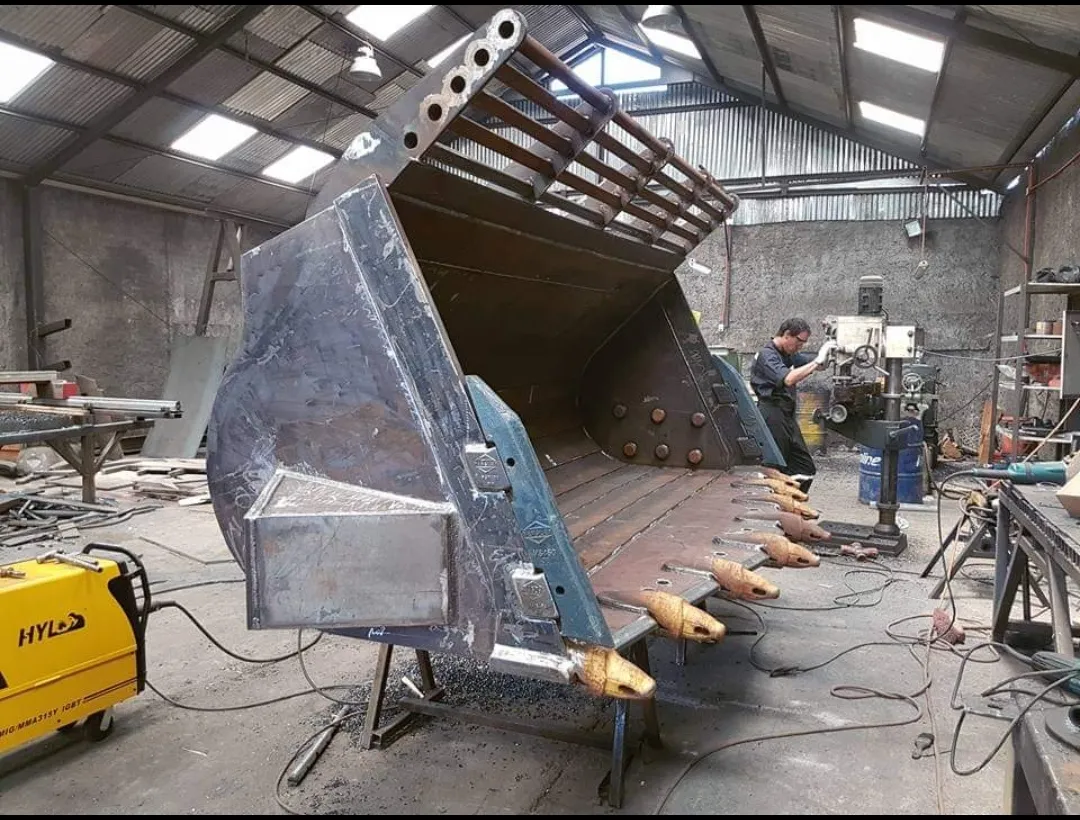 Proceso de fabricacion de balde bulldozer